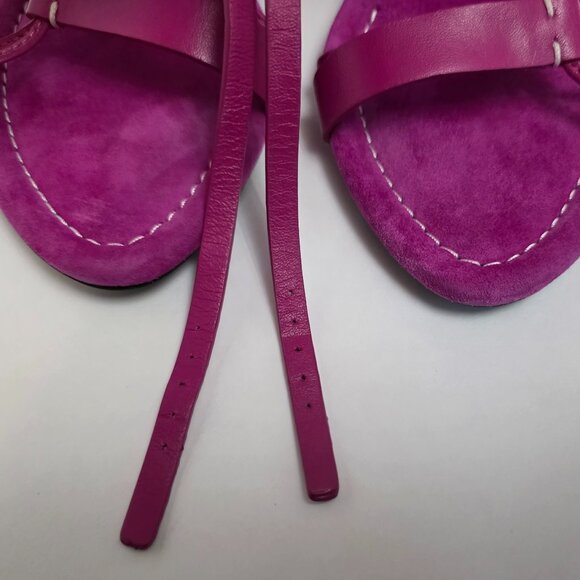 Rag & Bone Vossen Strappy High Heel Sandals in Fuchsia - Picture 9 of 16